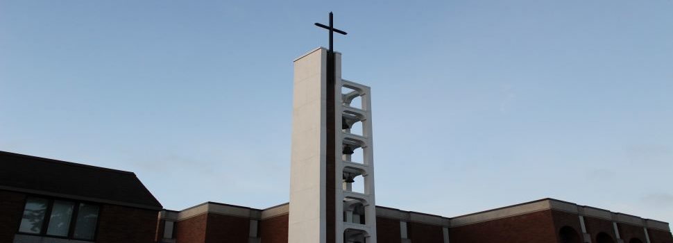 Bell tower at sunrise