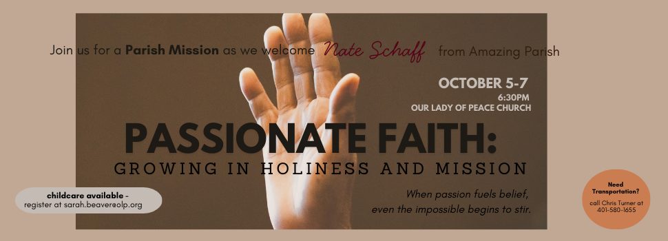 JOIN us for 3 evenings of inspiration and prayer.