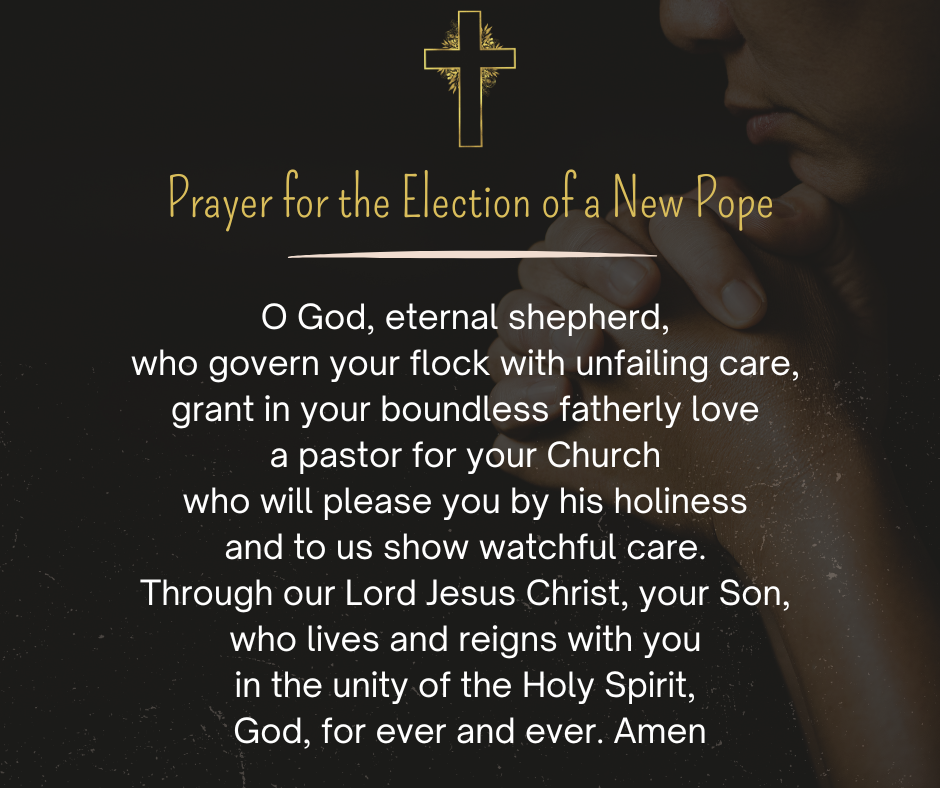 Prayer for the Election of a New Pope