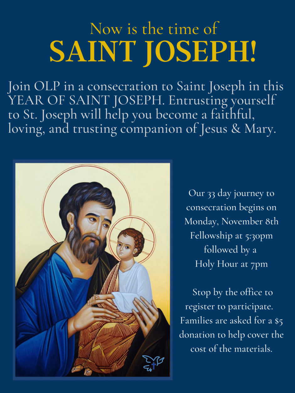 Consecration to St Joseph Poster