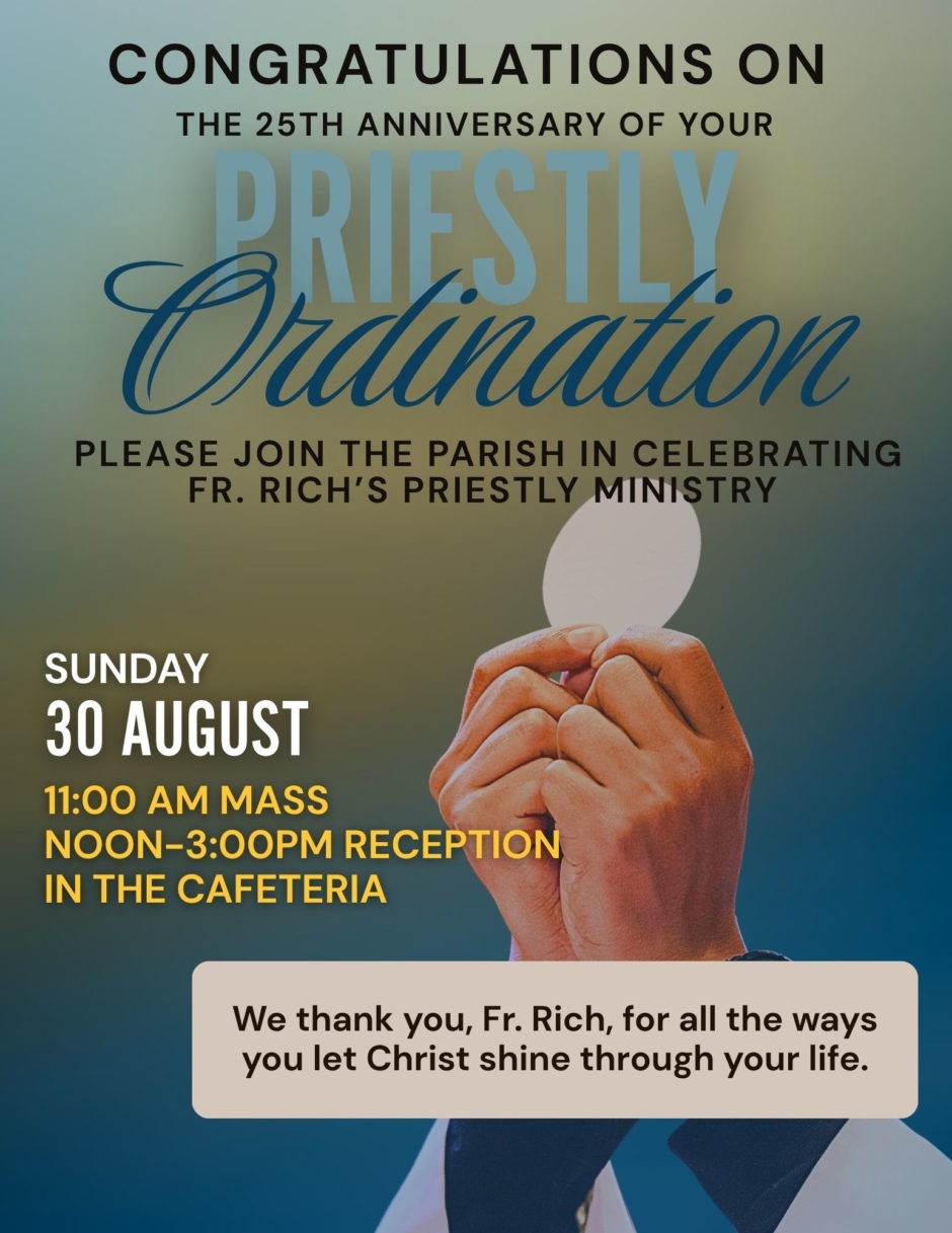 Fr Rich 25th Anniversary