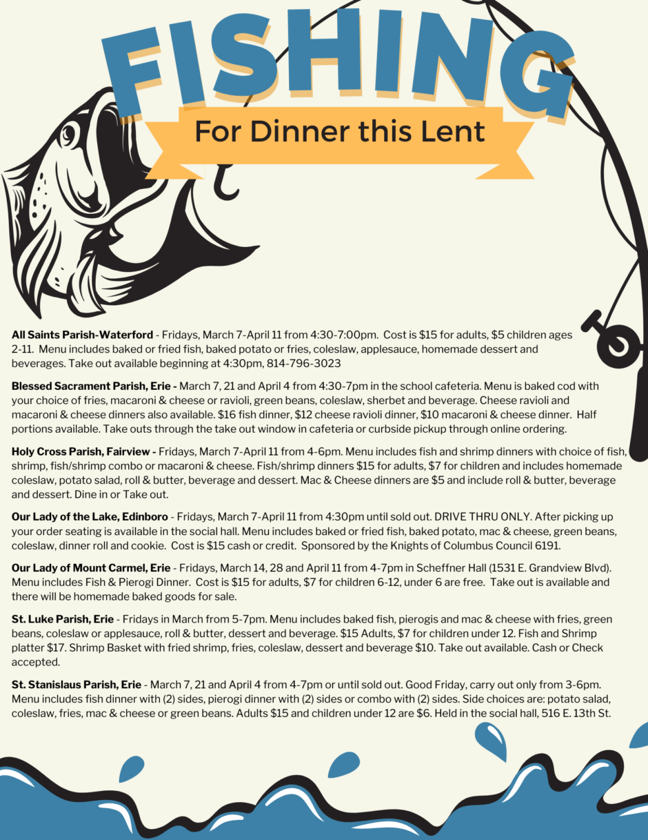 Lent 2025 Fish Dinners 1