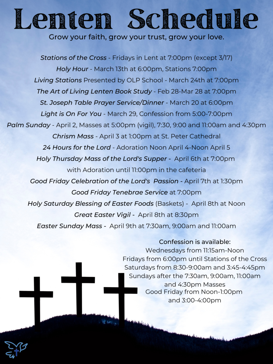 Lenten Schedule 4