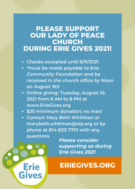 Erie Gives 2021 Website