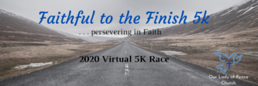 2020 Faithful to the Finish 5k Banner