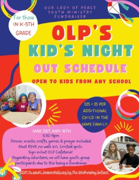 Kids Night Out Updated Spring 2025